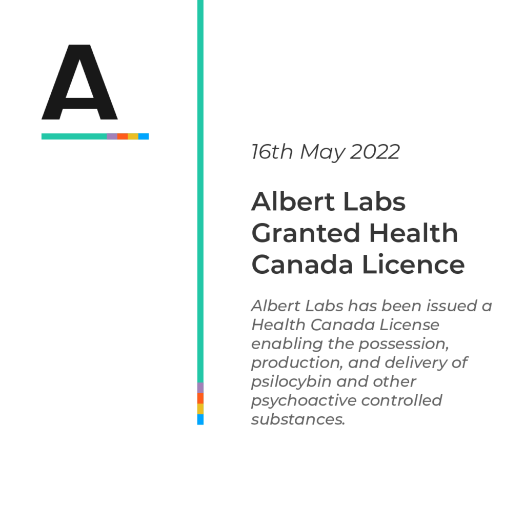 Health Canada Licence psilocybin psychoactive