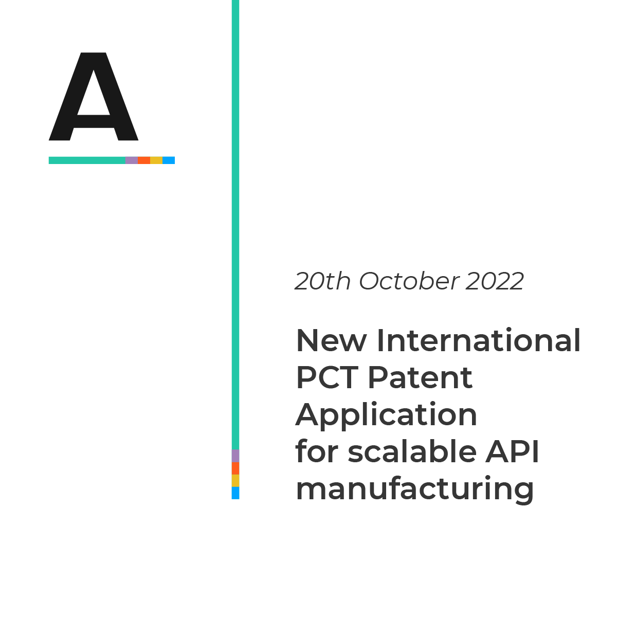 Read more about the article New International PCT Patent Application for scalable API manufacturing