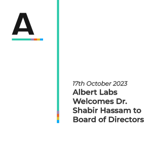 Read more about the article Albert Labs Welcomes Dr. Shabir Hasham to Board of Directors